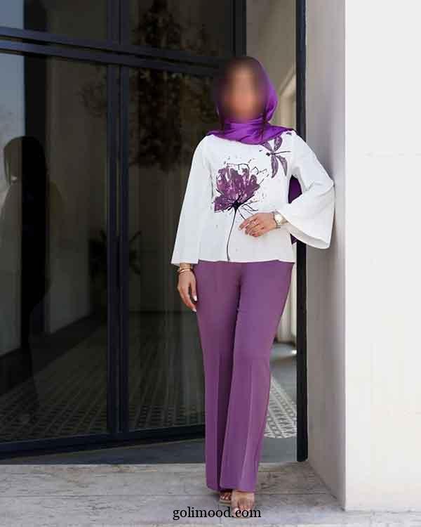 ست شومیز شلوار جدید زیبا: 30 مدل مناسب استایل نیمه رسمی و دوستانه + استایل کژوال