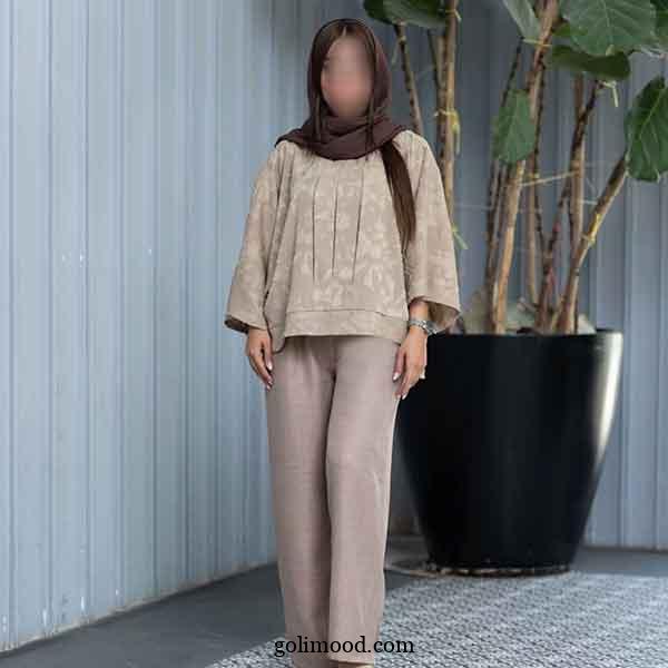 ست شومیز شلوار جدید زیبا: 30 مدل مناسب استایل نیمه رسمی و دوستانه + استایل کژوال