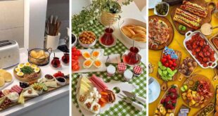 ۴۰ ایده تزیین میز صبحانه لاکچری که روزتان را رؤیایی آغاز میکند!