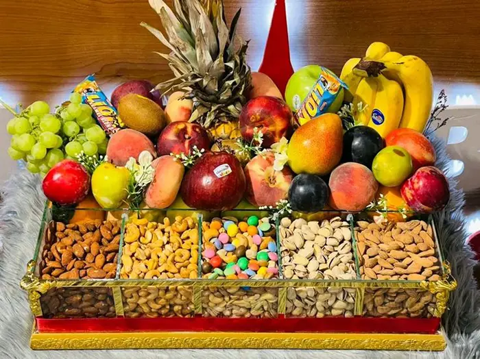 باکس شب یلدا برای عروس | ۵۵ مدل هدیهای سلطنتی برای بدرقه پاییز و آغاز عشقی ابدی