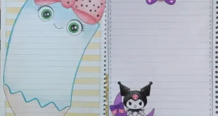 رواج دوباره حاشیه دفتر مشق دخترانه ساده؛ فانتزی سال تحصیلی جدید را رنگی‌ می‌کند!