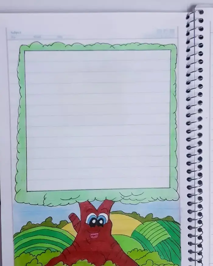 حاشیه دفتر مشق ساده؛ افزایش محبوبیت در میان دانش‌آموزان؛ طرح‌های مینیمال زیبا!