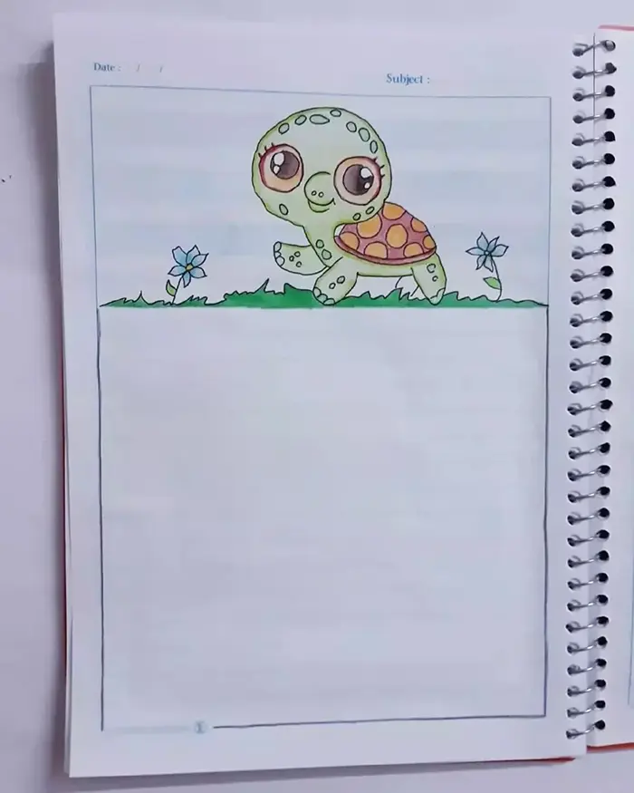 حاشیه دفتر مشق ساده؛ افزایش محبوبیت در میان دانش‌آموزان؛ طرح‌های مینیمال زیبا!