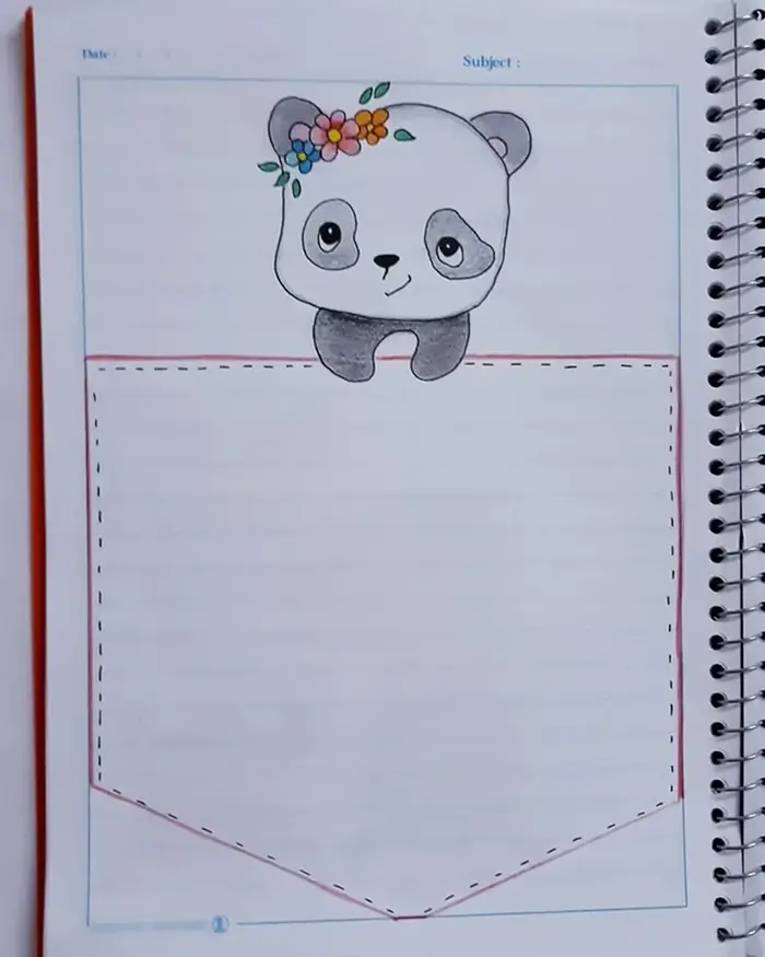 حاشیه دفتر مشق ساده؛ افزایش محبوبیت در میان دانش‌آموزان؛ طرح‌های مینیمال زیبا!