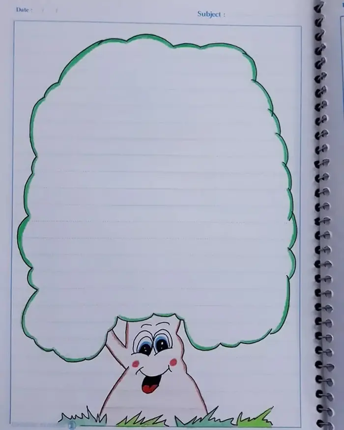 حاشیه دفتر مشق ساده؛ افزایش محبوبیت در میان دانش‌آموزان؛ طرح‌های مینیمال زیبا!