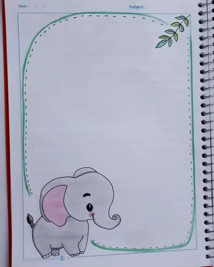 حاشیه دفتر مشق ساده؛ افزایش محبوبیت در میان دانش‌آموزان؛ طرح‌های مینیمال زیبا!