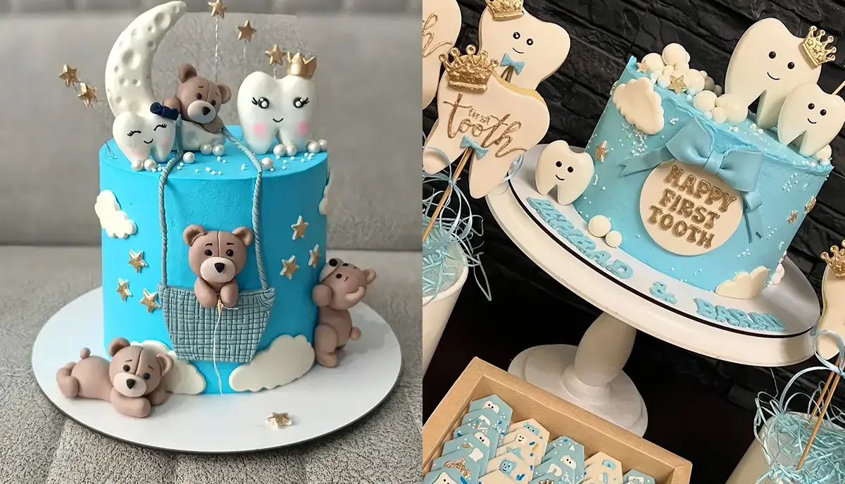 مدل های کیک دندونی پسرانه؛ از کلاسیک تا فانتزی، ایدههای ناب برای جشن اول دندان!