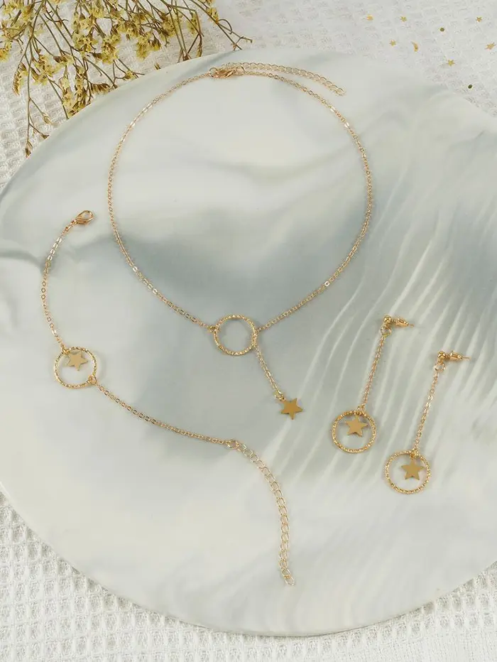 مدل سرویس طلا جدید ظریف | ۵۵ طرح مدرن و درخشش چشمنواز برای مجالس خاص