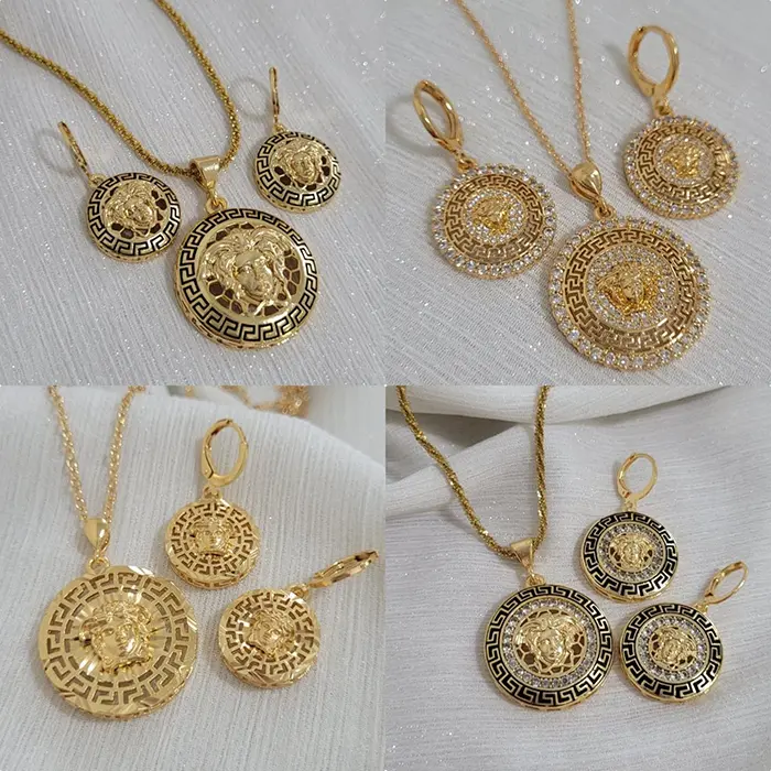 مدل سرویس طلا جدید ظریف | ۵۵ طرح مدرن و درخشش چشمنواز برای مجالس خاص