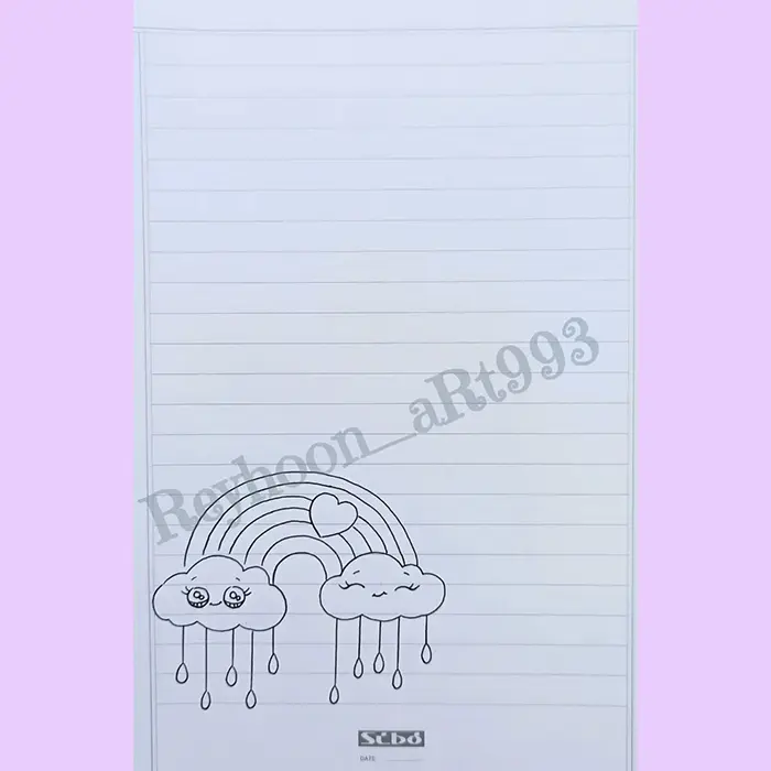 نقاشی برای حاشیه دفتر کودکان ساده؛ کودک پسند و قابل اجرای سریع - انگیزه در یادگیری!