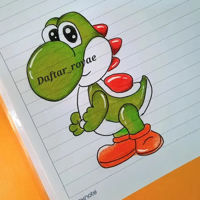 نقاشی برای حاشیه دفتر کودکان ساده؛ کودک پسند و قابل اجرای سریع - انگیزه در یادگیری!