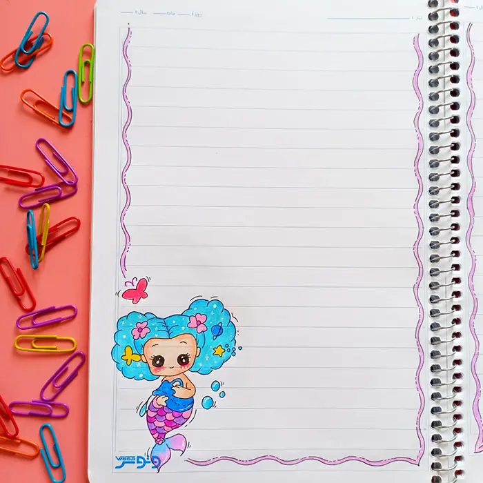 نقاشی برای حاشیه دفتر کودکان ساده؛ کودک پسند و قابل اجرای سریع - انگیزه در یادگیری!