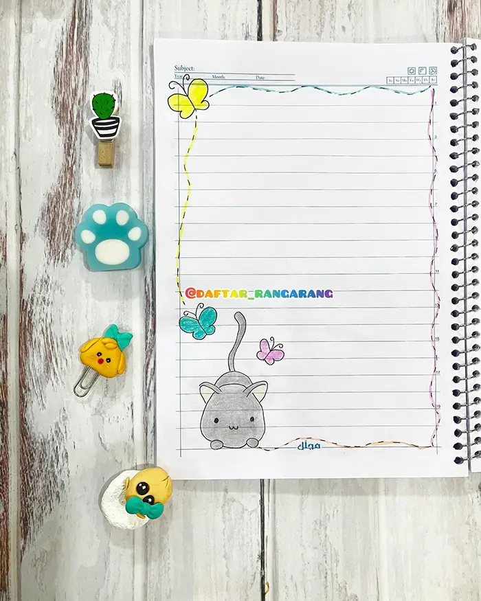 نقاشی برای حاشیه دفتر مشق کودکان؛ استقبال معلمان از طراحیهای کمجزئیات و کاربردی!