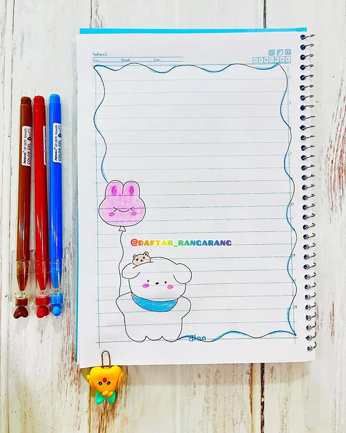 نقاشی برای حاشیه دفتر مشق کودکان؛ استقبال معلمان از طراحیهای کمجزئیات و کاربردی!