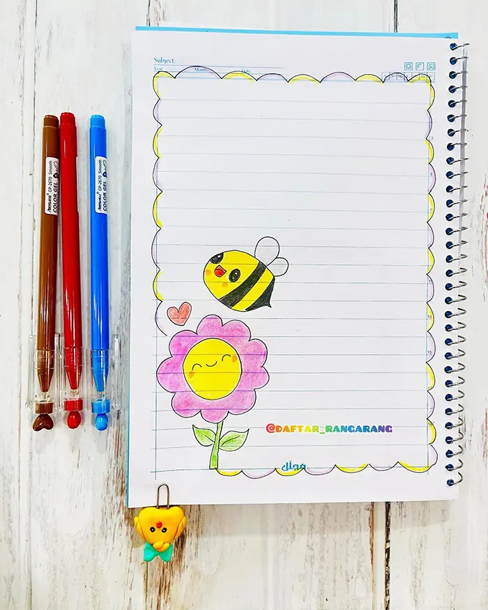 نقاشی برای حاشیه دفتر مشق کودکان؛ استقبال معلمان از طراحیهای کمجزئیات و کاربردی!