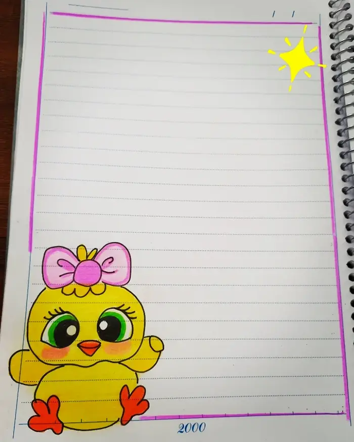 نقاشی برای حاشیه دفتر مشق کودکان؛ استقبال معلمان از طراحیهای کمجزئیات و کاربردی!