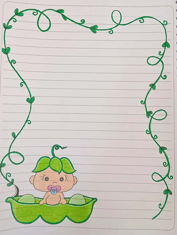 نقاشی برای حاشیه دفتر مشق کودکان؛ استقبال معلمان از طراحیهای کمجزئیات و کاربردی!