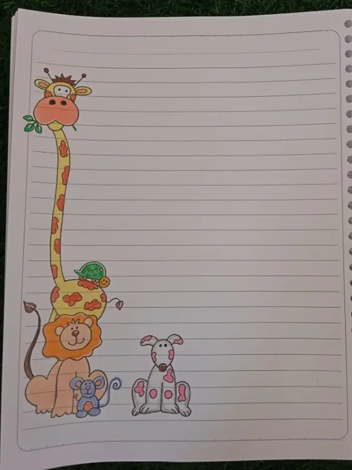 نقاشی برای حاشیه دفتر مشق کودکان؛ استقبال معلمان از طراحیهای کمجزئیات و کاربردی!