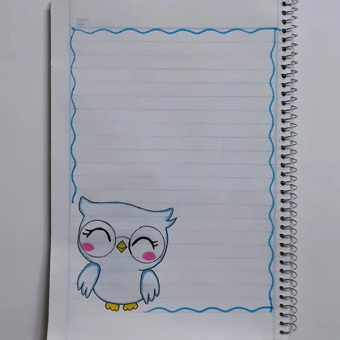 نقاشی حاشیه دفتر املا اسان؛ طرحهای جدید؛ نقاشیهای آسانی که نوشتن را شیرین میکنند!