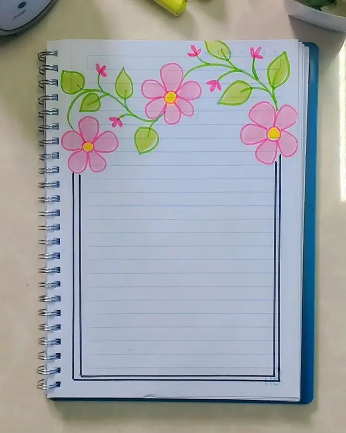 نقاشی حاشیه دفتر املا اسان؛ طرحهای جدید؛ نقاشیهای آسانی که نوشتن را شیرین میکنند!