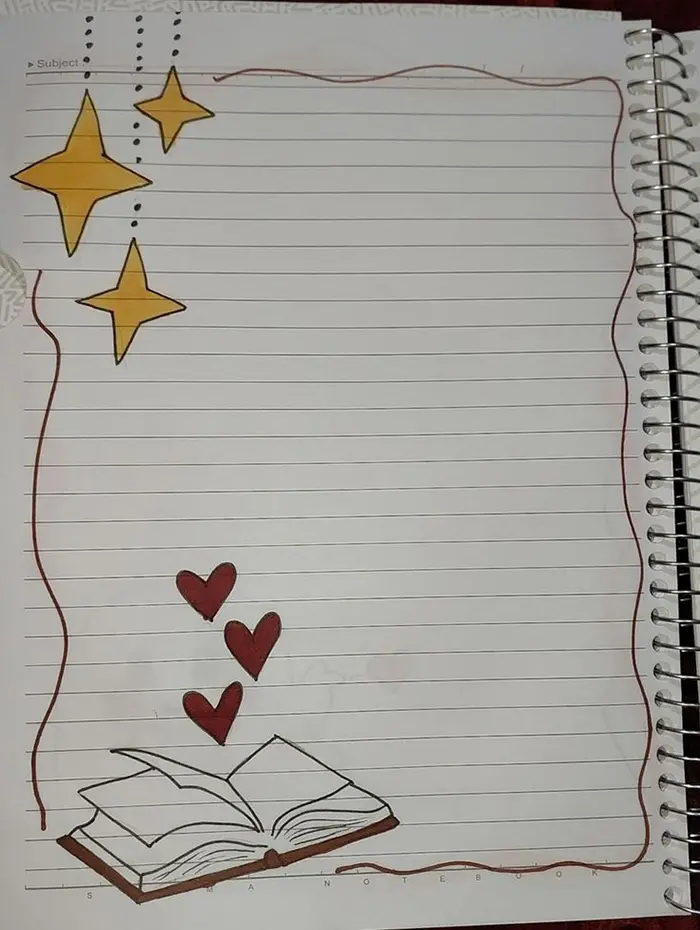 نقاشی حاشیه دفتر املا اسان؛ طرحهای جدید؛ نقاشیهای آسانی که نوشتن را شیرین میکنند!