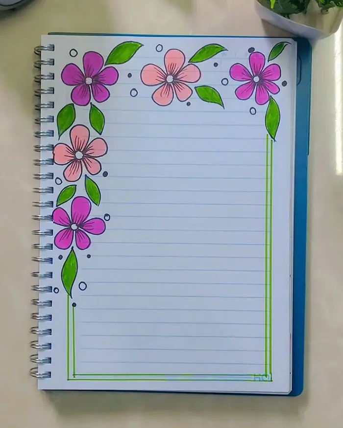 نقاشی حاشیه دفتر املا اسان؛ طرحهای جدید؛ نقاشیهای آسانی که نوشتن را شیرین میکنند!