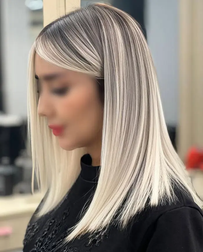 رنگ مو هایلایت روشن جدید | ۵۵ ترند داغ سال: هایلایت هایی مخصوص دخترای جسور!