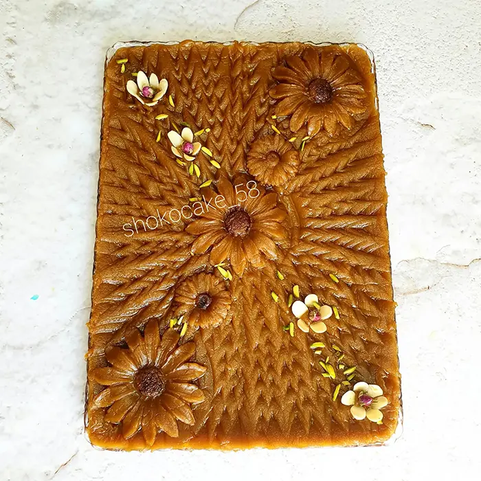 تزیین حلوا برای مراسم ختم | ۵۵ ایده مخصوص مراسم ترحیم و یادبود عزیزان از دسترفته