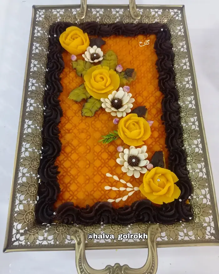تزیین حلوا برای مراسم ختم | ۵۵ ایده مخصوص مراسم ترحیم و یادبود عزیزان از دسترفته