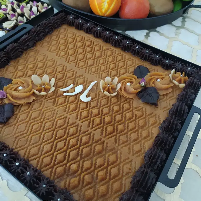 تزیین حلوا برای مراسم ختم | ۵۵ ایده مخصوص مراسم ترحیم و یادبود عزیزان از دسترفته