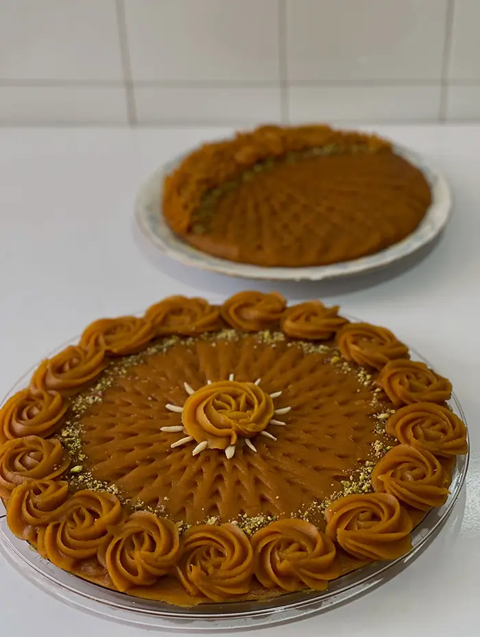 تزیین حلوا برای مراسم ختم | ۵۵ ایده مخصوص مراسم ترحیم و یادبود عزیزان از دسترفته