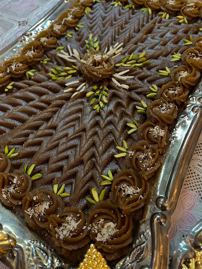 تزیین حلوا برای مراسم ختم | ۵۵ ایده مخصوص مراسم ترحیم و یادبود عزیزان از دسترفته