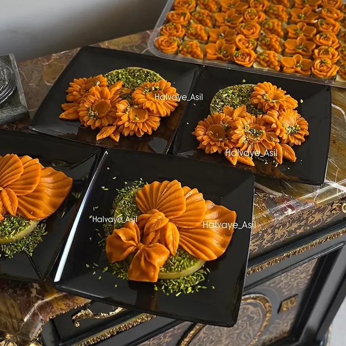 تزیین حلوا برای مراسم ختم | ۵۵ ایده مخصوص مراسم ترحیم و یادبود عزیزان از دسترفته