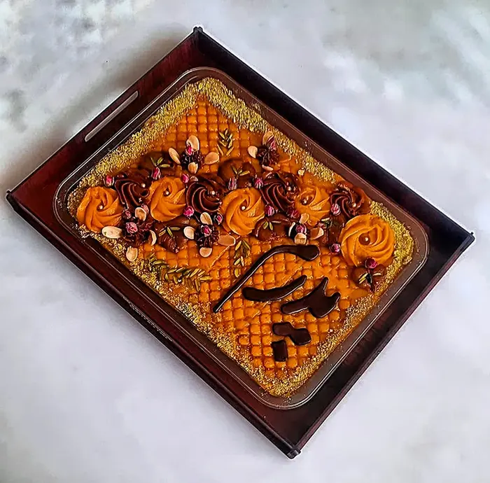 تزیین حلوا برای مراسم ختم | ۵۵ ایده مخصوص مراسم ترحیم و یادبود عزیزان از دسترفته