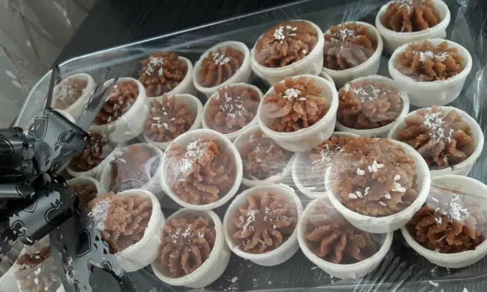 تزیین حلوا برای مراسم ختم | ۵۵ ایده مخصوص مراسم ترحیم و یادبود عزیزان از دسترفته