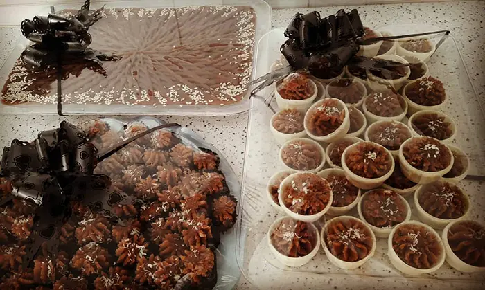 تزیین حلوا برای مراسم ختم | ۵۵ ایده مخصوص مراسم ترحیم و یادبود عزیزان از دسترفته