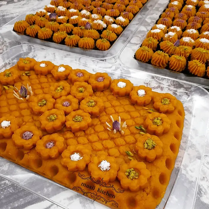 تزیین حلوا برای مراسم ختم | ۵۵ ایده مخصوص مراسم ترحیم و یادبود عزیزان از دسترفته